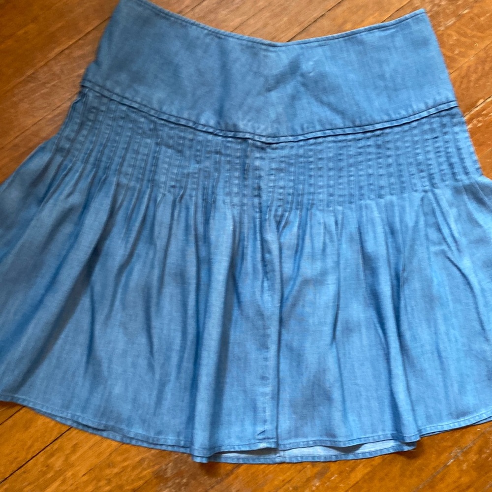 LOFT denim skirt